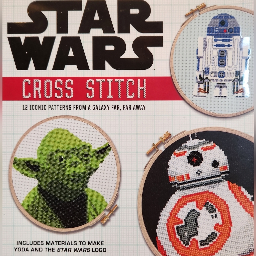 Disney Star Wars Yoda Cross-stitch 12 different patterns